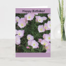 Search for pretty floral birthday cards Field