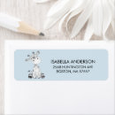 Search for blue giraffe return address labels Jungle