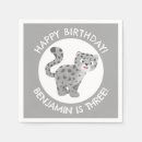 Search for grey cat napkins Cartoon
