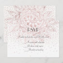 Search for rose gold confetti wedding invitations Floral