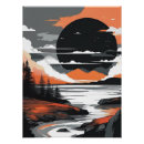 Search for mountain sunset art Contemporary