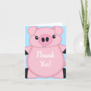 Search for pig thank you cards Baby