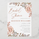 Search for rose gold shower wedding invitations Floral