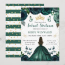 Search for emerald green sweet 16 invitations Dress