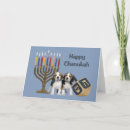 Search for dog hanukkah cards Menorah