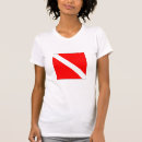 Search for divers flag tshirts Diver down flag