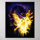 Search for flame design posters Dragon