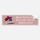 Search for barrel bumper stickers Cowgirl