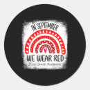 Search for red awareness stickers Wear