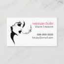 Search for voice business cards Music lessons