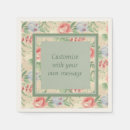 Search for vintage floral napkins Pattern