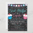Search for cupcake gender reveal invitations Cupcake or stud muffin