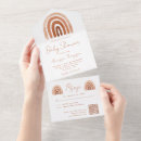 Search for tri fold baby shower invitations Boho