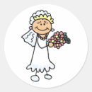 Search for bride and groom cartoon stickers Bridal