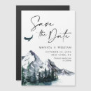 Search for mountain save the date magnets Modern