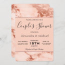 Search for rose gold shower wedding invitations Pink