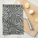 Search for zebra print tea towels Black