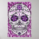 Search for sugar skull posters Purple