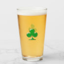 Search for clover beer glasses Irish