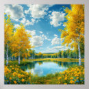 Search for scenic landscape posters Blue sky