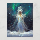 Search for snow woman postcards Goddess