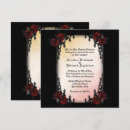 Search for goth wedding invitations Roses
