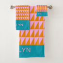 Search for turquoise and pink bath towels Geometric
