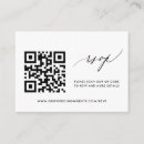 Search for rsvp enclosure cards Black and white