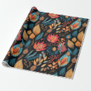 Search for floral print wrapping paper Blue