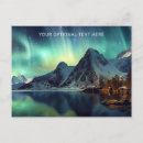 Search for aurora borealis postcards Northern lights