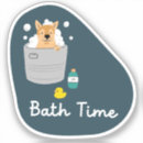 Search for dog bathing stickers Bath time