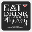 Search for eat drink and be merry stickers Modern
