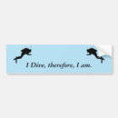 Search for diving bumper stickers Blue
