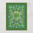 Search for shamrock postcards Green