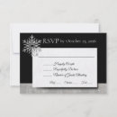 Search for dramatic rsvp cards Black
