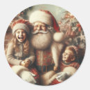 Search for vintage santa claus stickers Children