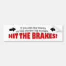 Search for brakes bumper stickers Joke
