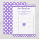 Search for chevron baby shower invitations Purple