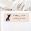 Search for chihuahua puppy return address labels Modern