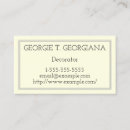 Search for interior decorating business cards Architect