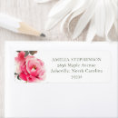 Search for love romantic return address labels Minimalist