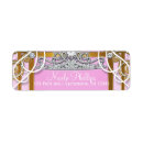 Search for pink carriage return address labels Elegant