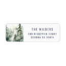 Search for green tree return address labels Rustic