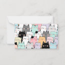 Search for cute cat note cards Blank
