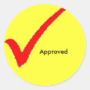 Search for approve stickers Check