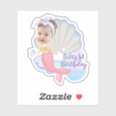 Search for girl 1st birthday stickers Party