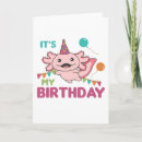 Search for axolotl birthday cards Colourful