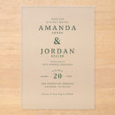 Search for off white wedding invitations Minimalist