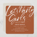 Search for digital hens party invitations Terracotta