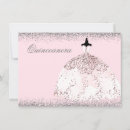 Search for rose gold glitter invitations Silver